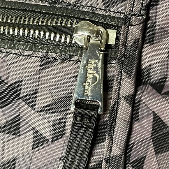 Kipling | Large Geometric Pattern Nylon Tote Bag - Picture 6 of 8